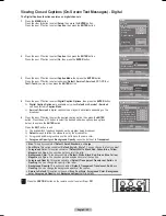 Preview for 52 page of Samsung HL-T6176S - 61" Rear Projection TV Owner'S Instructions Manual