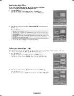 Preview for 56 page of Samsung HL-T6176S - 61" Rear Projection TV Owner'S Instructions Manual