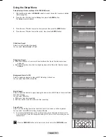 Preview for 72 page of Samsung HL-T6176S - 61" Rear Projection TV Owner'S Instructions Manual