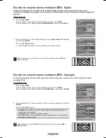 Preview for 119 page of Samsung HL-T6176S - 61" Rear Projection TV Owner'S Instructions Manual