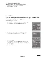 Preview for 129 page of Samsung HL-T6176S - 61" Rear Projection TV Owner'S Instructions Manual