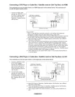 Предварительный просмотр 12 страницы Samsung HL61A750A1FXZA Getting Started Manual