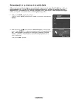 Предварительный просмотр 48 страницы Samsung HL67A750A1F (Spanish) Manual Del Usuario