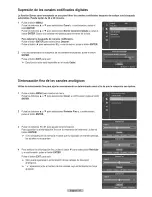 Preview for 47 page of Samsung HL67A750A1FXZA Manual Del Usuario