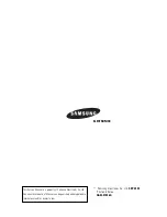 Preview for 2 page of Samsung HLN507W1X/XAA Service Manual