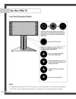 Предварительный просмотр 8 страницы Samsung HLP5085W - 50" Rear Projection TV Instruction Manual