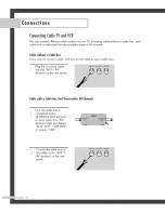 Предварительный просмотр 16 страницы Samsung HLP5085W - 50" Rear Projection TV Instruction Manual