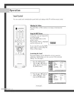 Предварительный просмотр 34 страницы Samsung HLP5085W - 50" Rear Projection TV Instruction Manual