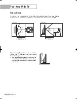 Preview for 10 page of Samsung HLR4266WX - 42" Rear Projection TV Owner'S Instructions Manual