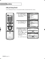 Preview for 34 page of Samsung HLR4266WX - 42" Rear Projection TV Owner'S Instructions Manual