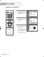 Preview for 64 page of Samsung HLR4266WX - 42" Rear Projection TV Owner'S Instructions Manual