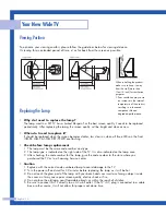 Preview for 10 page of Samsung HLR4677W - 46" Rear Projection TV Instruction Manual