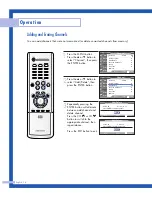 Предварительный просмотр 36 страницы Samsung HLR4677W - 46" Rear Projection TV Instruction Manual