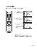 Preview for 83 page of Samsung HLR5668W - 56" Rear Projection TV Owner'S Instructions Manual