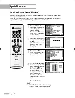 Preview for 94 page of Samsung HLR5668W - 56" Rear Projection TV Owner'S Instructions Manual