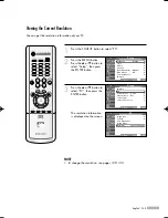 Preview for 135 page of Samsung HLR5668W - 56" Rear Projection TV Owner'S Instructions Manual