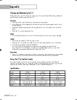 Preview for 142 page of Samsung HLR5668W - 56" Rear Projection TV Owner'S Instructions Manual