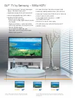 Preview for 3 page of Samsung HLR6168WX Brochure & Specs