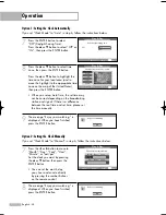 Preview for 28 page of Samsung HLS5686WX - 56" Rear Projection TV Owner'S Instructions Manual