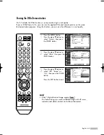 Preview for 65 page of Samsung HLS5686WX - 56" Rear Projection TV Owner'S Instructions Manual