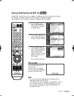 Preview for 77 page of Samsung HLS5686WX - 56" Rear Projection TV Owner'S Instructions Manual