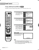 Preview for 78 page of Samsung HLS5686WX - 56" Rear Projection TV Owner'S Instructions Manual