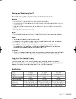 Preview for 131 page of Samsung HLS5686WX - 56" Rear Projection TV Owner'S Instructions Manual