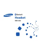 Samsung HM-1300 User Manual preview