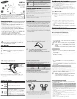 Preview for 1 page of Samsung HM-3300 Manual Del Usuario