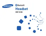 Samsung HM1000 Manual предпросмотр