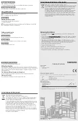 Preview for 2 page of Samsung HM1350 Quick Start Manual