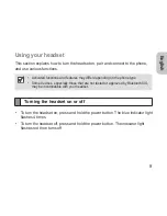 Предварительный просмотр 11 страницы Samsung HM1600 User Manual