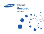 Preview for 1 page of Samsung HM1800 Manual