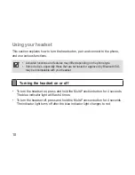 Preview for 12 page of Samsung HM3100 User Manual