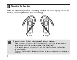 Предварительный просмотр 10 страницы Samsung HM3600 Manual