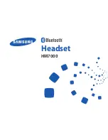 Samsung HM7000 User Manual preview