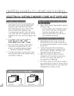 Предварительный просмотр 38 страницы Samsung HMX-E10 User Manual