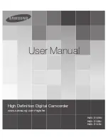 Preview for 1 page of Samsung HMX-E10BN User Manual