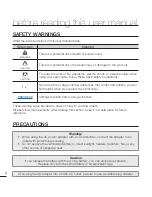 Preview for 2 page of Samsung HMX-E10BN User Manual