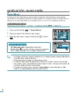 Предварительный просмотр 80 страницы Samsung HMX H100 - Camcorder - 1080i (Spanish) Manual Del Usuario