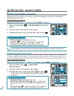 Предварительный просмотр 84 страницы Samsung HMX H100 - Camcorder - 1080i (Spanish) Manual Del Usuario