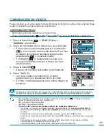 Предварительный просмотр 109 страницы Samsung HMX H100 - Camcorder - 1080i (Spanish) Manual Del Usuario