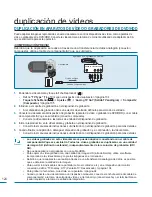 Предварительный просмотр 124 страницы Samsung HMX H100 - Camcorder - 1080i (Spanish) Manual Del Usuario