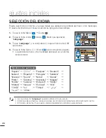 Preview for 34 page of Samsung HMX-H203BN Manual Del Usuario