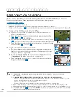 Preview for 52 page of Samsung HMX-H203BN Manual Del Usuario