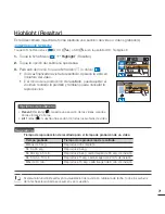 Preview for 79 page of Samsung HMX-H203BN Manual Del Usuario