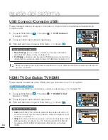 Preview for 92 page of Samsung HMX-H203BN Manual Del Usuario