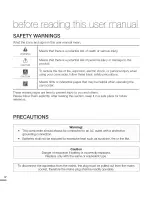 Preview for 4 page of Samsung HMX-H205BP User Manual