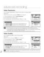 Preview for 62 page of Samsung HMX-H205BP User Manual