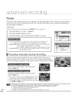 Preview for 68 page of Samsung HMX-H205BP User Manual